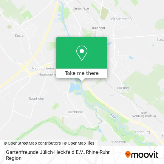Карта Gartenfreunde Jülich-Heckfeld E.V.