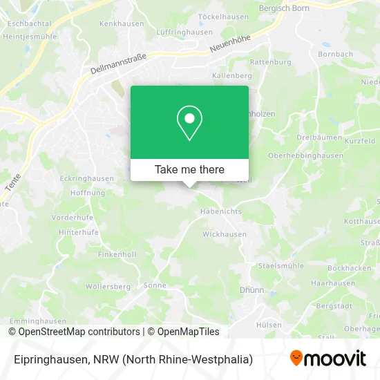 Eipringhausen map