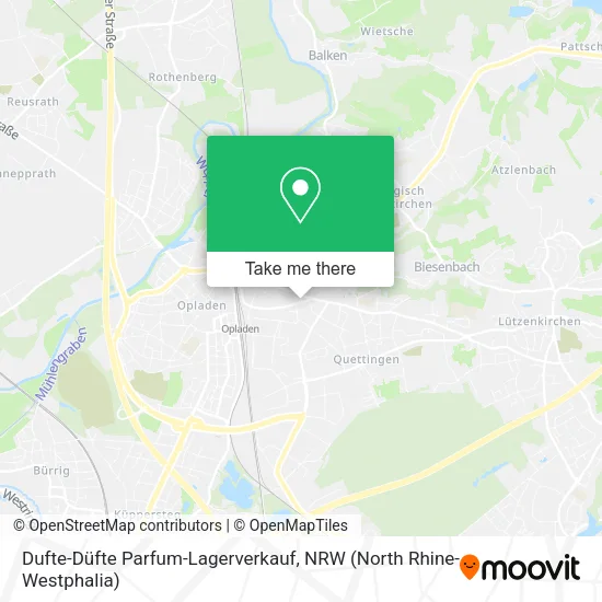 Карта Dufte-Düfte Parfum-Lagerverkauf