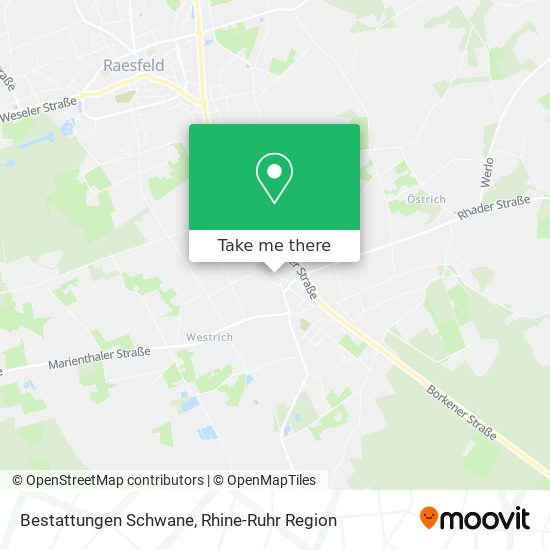Bestattungen Schwane map