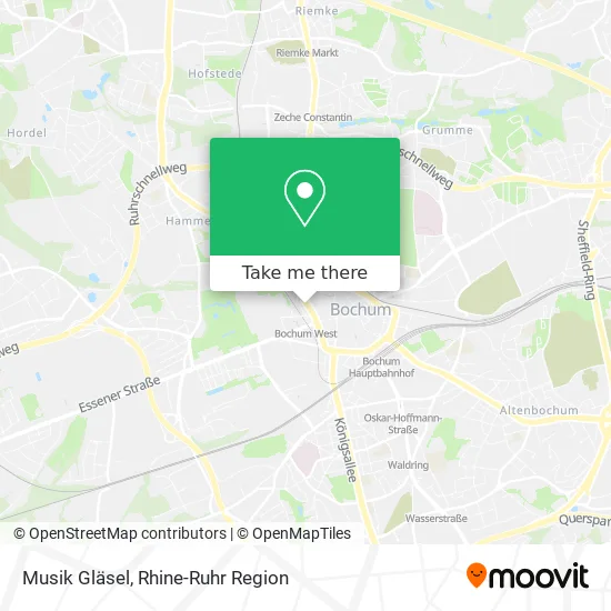 Карта Musik Gläsel