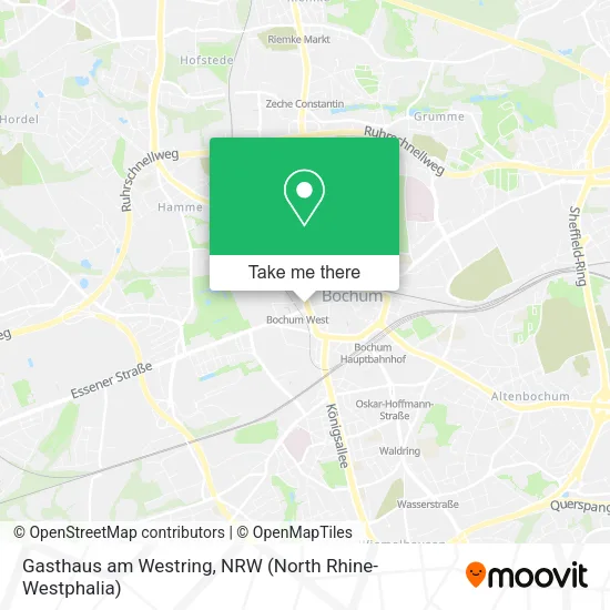 Карта Gasthaus am Westring