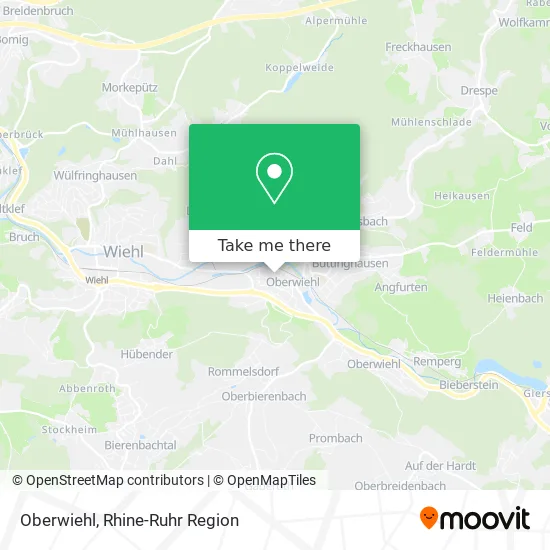 Карта Oberwiehl