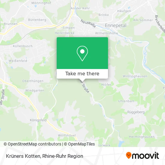 Карта Krüners Kotten