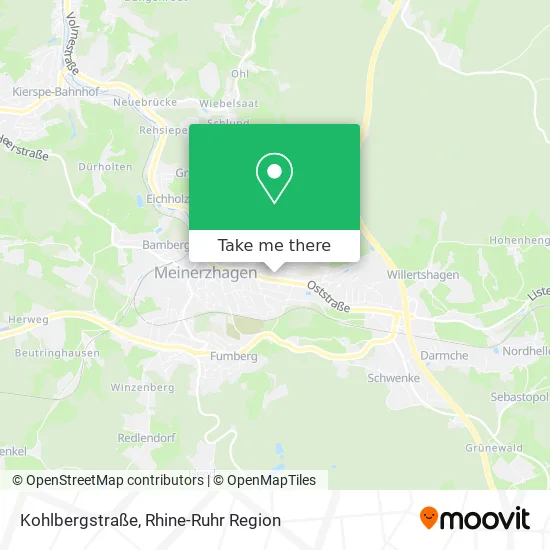 Карта Kohlbergstraße