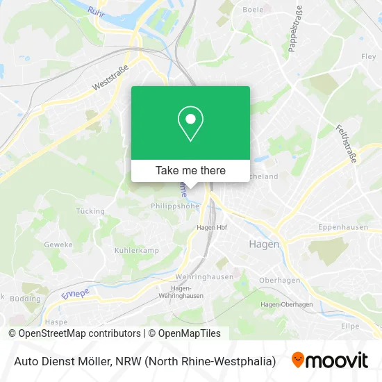 Карта Auto Dienst Möller