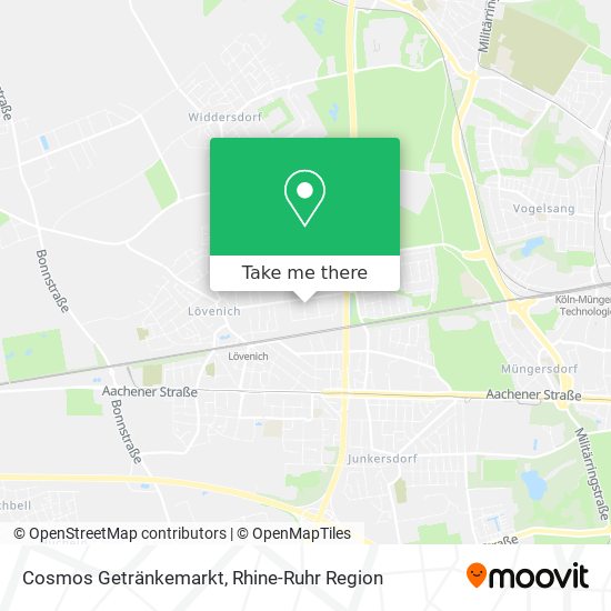 Cosmos Getränkemarkt map