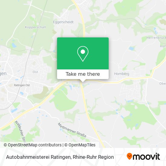 Autobahnmeisterei Ratingen map