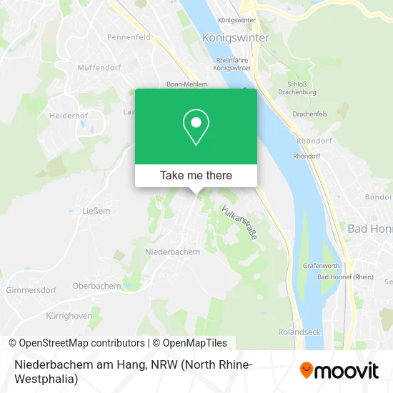 Карта Niederbachem am Hang