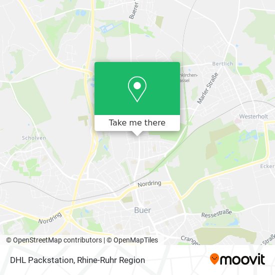 DHL Packstation map