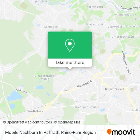 Mobile Nachbarn In Paffrath map