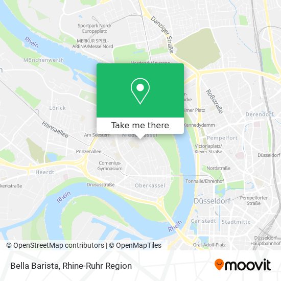 Bella Barista map