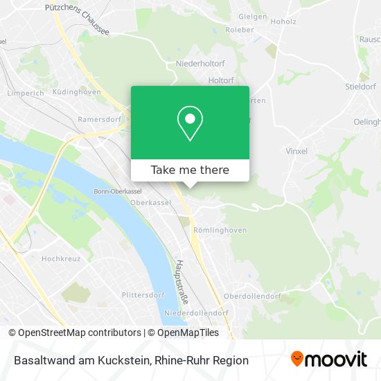 Basaltwand am Kuckstein map