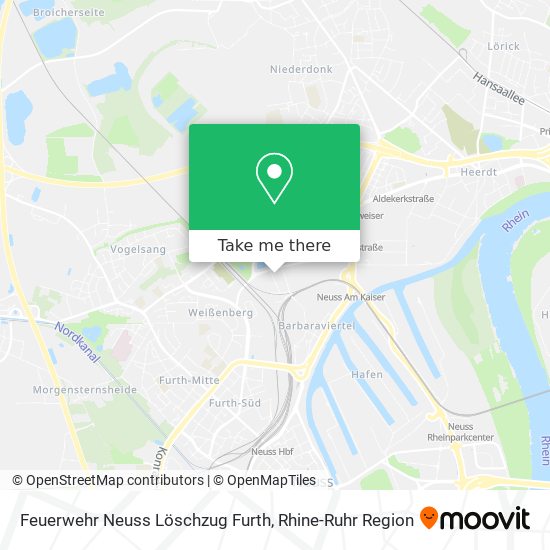 Feuerwehr Neuss Löschzug Furth map