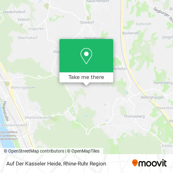 Карта Auf Der Kasseler Heide