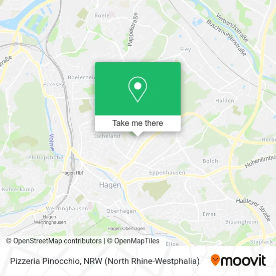 Карта Pizzeria Pinocchio