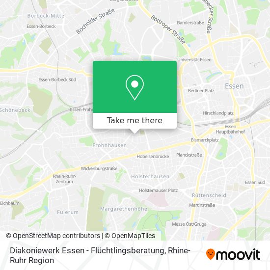 Diakoniewerk Essen - Flüchtlingsberatung map