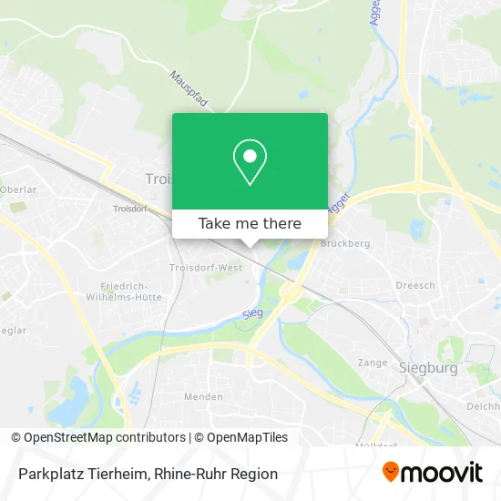 Parkplatz Tierheim map