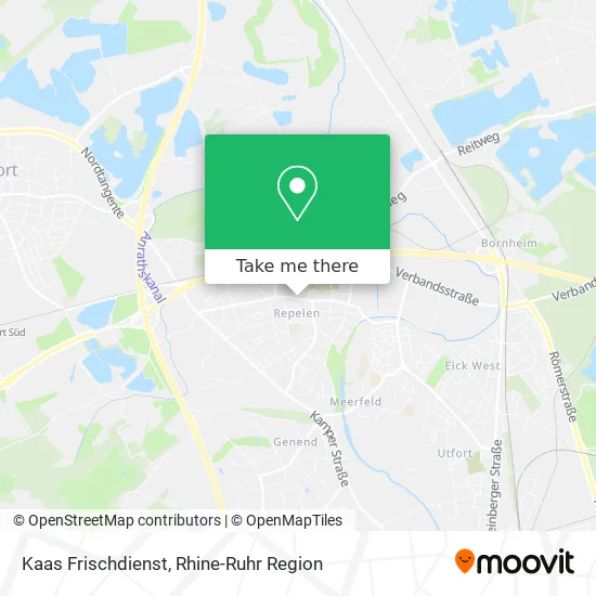 Kaas Frischdienst map