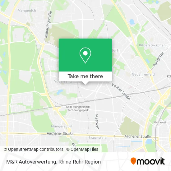 Карта M&R Autoverwertung