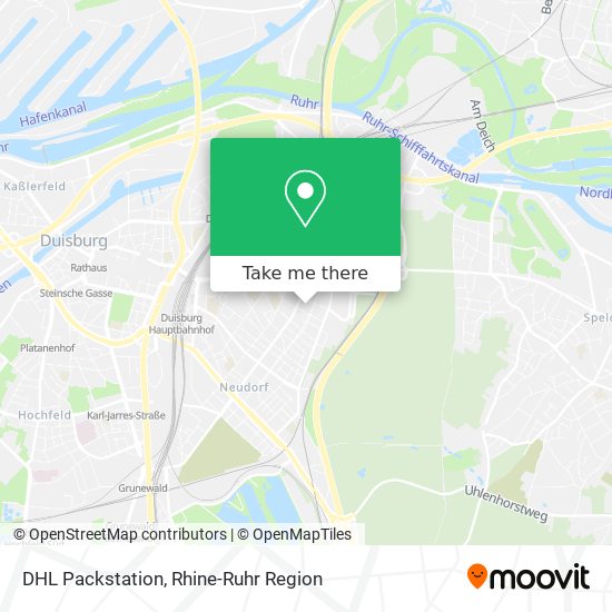 DHL Packstation map