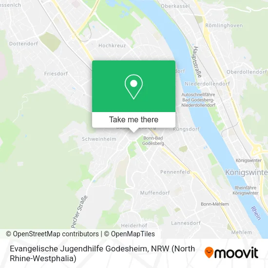 Evangelische Jugendhilfe Godesheim map