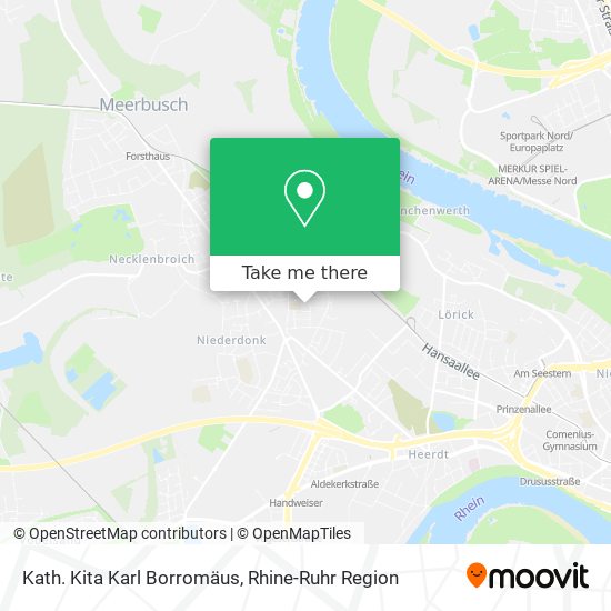 Kath. Kita Karl Borromäus map