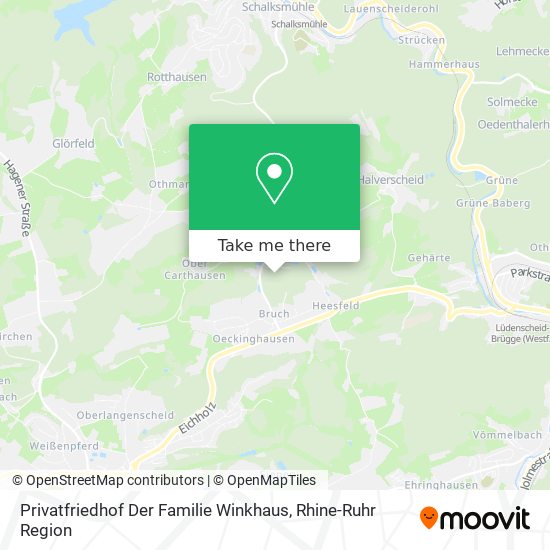 Privatfriedhof Der Familie Winkhaus map