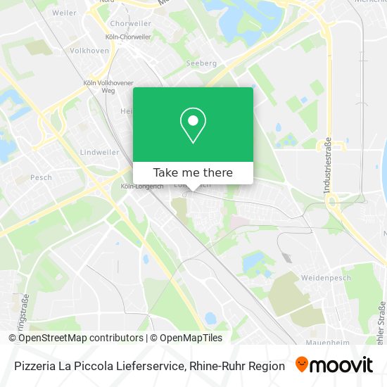 Pizzeria La Piccola Lieferservice map