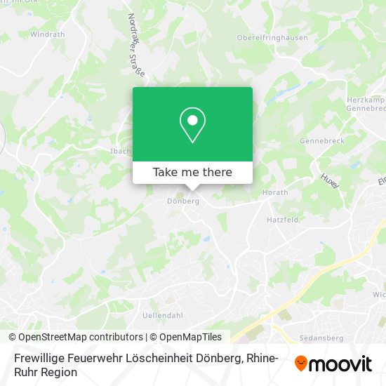 Frewillige Feuerwehr Löscheinheit Dönberg map