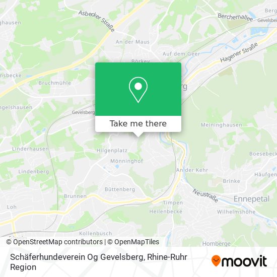 Schäferhundeverein Og Gevelsberg map