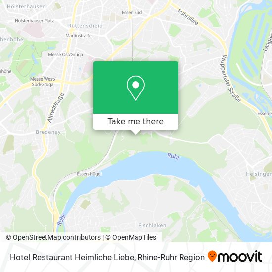 Hotel Restaurant Heimliche Liebe map