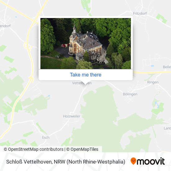 Schloß Vettelhoven map