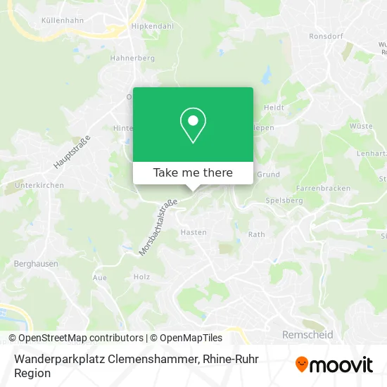 Карта Wanderparkplatz Clemenshammer