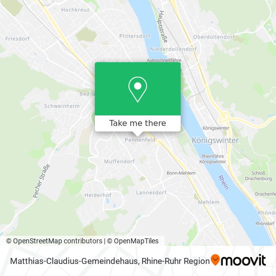 Matthias-Claudius-Gemeindehaus map
