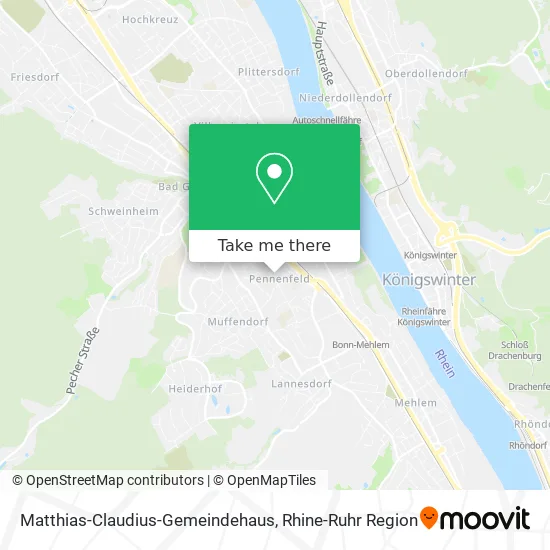 Карта Matthias-Claudius-Gemeindehaus