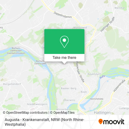 Карта Augusta - Krankenanstalt