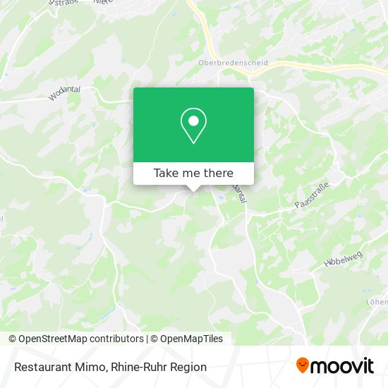 Карта Restaurant Mimo