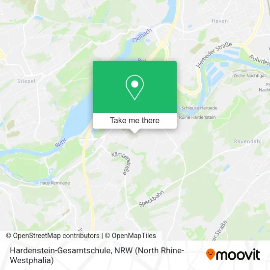 Карта Hardenstein-Gesamtschule