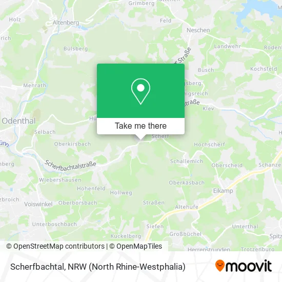Карта Scherfbachtal