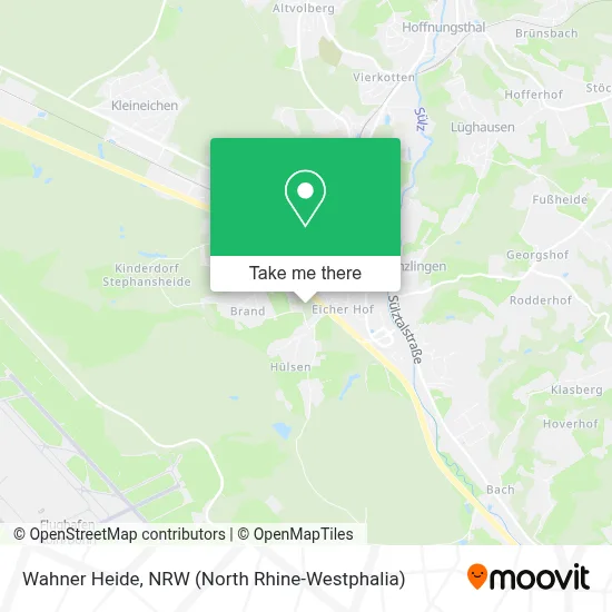 Wahner Heide map