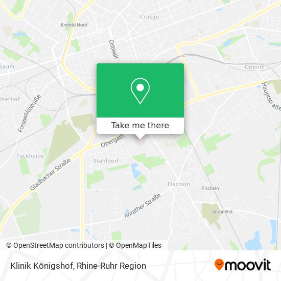 Klinik Königshof map