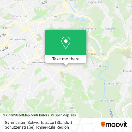 Gymnasium Schwertstraße (Standort Schützenstraße) map