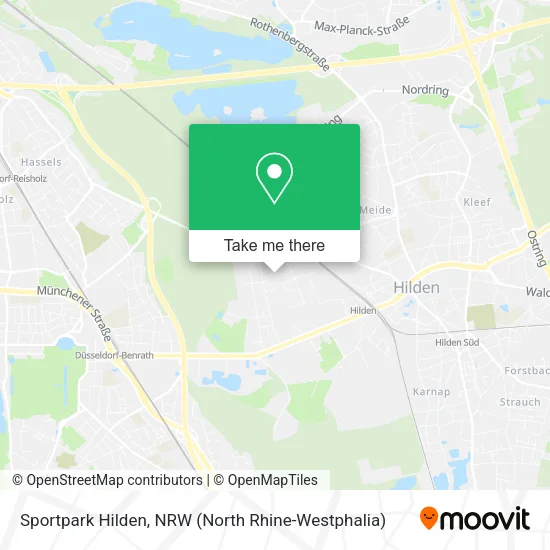 Карта Sportpark Hilden