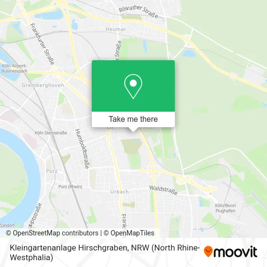 Карта Kleingartenanlage Hirschgraben