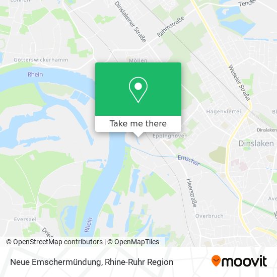 Neue Emschermündung map