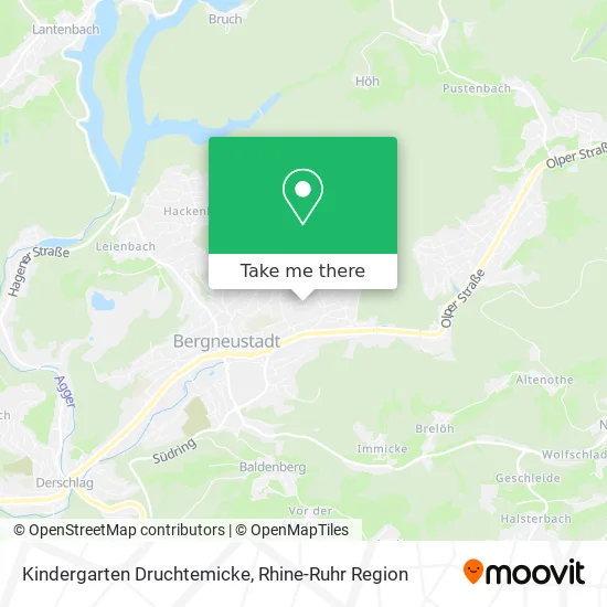 Kindergarten Druchtemicke map