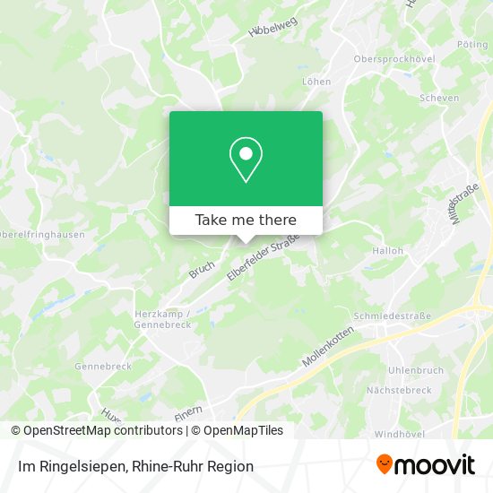 Im Ringelsiepen map