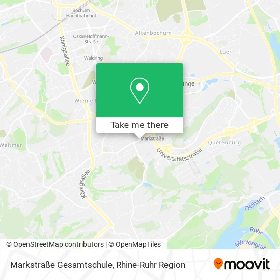 Карта Markstraße Gesamtschule