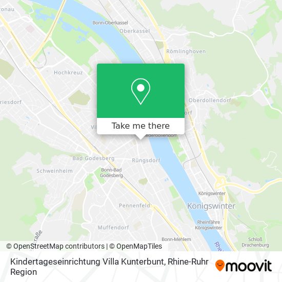 Kindertageseinrichtung Villa Kunterbunt map